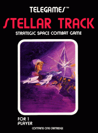 Stellar Track Atari 2600  box art